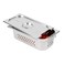 ONLY: Met Lux 12.8 x 7 Inch Steam Table Pan Lid, 1 Hotel Pan Lid - Fits 1/3 Size Steam Table Pan, Table Pan Sold Separately, Stainless Steel Steam Pan Cover, Built-In Handle