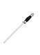 Sharpener Chrome Plated Carbon Steel With Convenient Pp Handle Premium Quality 29.8 X 3.7 X 2.5Cm Multicolor Silver/Black