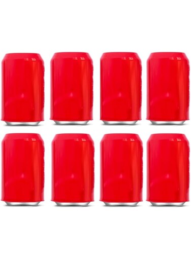 Simplation Can Covers that Look Like Soda, Silicone Sleeves for Cans, Can Wraps, Fits All 12FL OZ 355ml (4 Pack, Mixed)