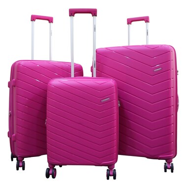 STARGOLD Premium 3-Piece Hardshell PP Luggage Set &ndash; Durable, Stylish And Travel Ready