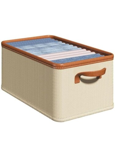 MEI Stylish Household Foldable Closet Stoarge Organizer Drawer Clothes Storage Boxes Underwear Closet Organizer Wardrobe Drawer 40&times;25x20CM (25L) (44&times;25x20CM)