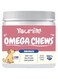Omega Fish Oil Beauty Hair Chewable Tablet for Dogs - Omega for Dogs Shedding and Itchy Skin Relief for Dog Dry Skin and Hot Spots, EPA and DHA Fatty Acids, Dog Skin and Coat Supplement(1cutton)
