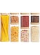 VAODO Airtight Food Storage Container Set, 7 Piece Plastic Kitchen and Pantry Organizer Jars with Bamboo Lid, BPA Free, for Flour, Cereal, Candy, Coffee, Tea, Cookies, Sugar, Nuts
