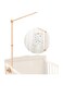let's make (PMZ105101-1P HJ) - Wooden Baby Mobile Crib Holder,Wooden Mount for Mobile Hanging, Baby Crib Attachment for Nursery Decor