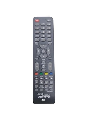 Replacement Remote Control for Super General TV, Videocon TV, ZEC TV Smart LCD LED