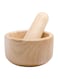 Wooden Mortar and Pestle Beige