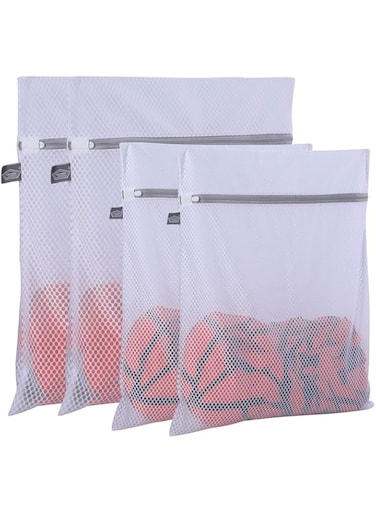 Kimmama Laundry Bags Mesh Wash Bag, Lingerie Bags for Washing Delicates, Net Washer Sack with Zipper, Dryer Pouch for Cleaning and Drying Cloths, Garment, Sweater, Bra, Pant, Sock, Toys, Bedcover