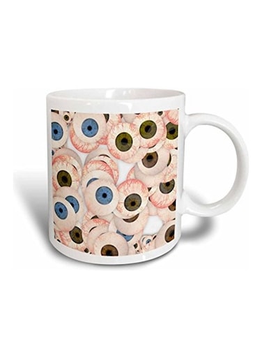 Eyeball Printed Mug Multicolour