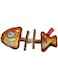 GoodluckMarket Fishbone Cat Toy - Durable Cotton &amp; Wood, Cleans Teeth, Stimulates &amp; Engages Cats, Rustic Design, Safe Material, Perfect for Indoor Play and Pet Interaction
