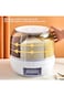 6-Grid Rotating Rice &amp; Grain Dispenser, 5KG Moisture-Resistant Storage Box with Lid for Kitchen