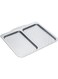 KitchenCraft Non-Stick Twin Section Baking Tray, 40x35.5x2cm, Card Insert