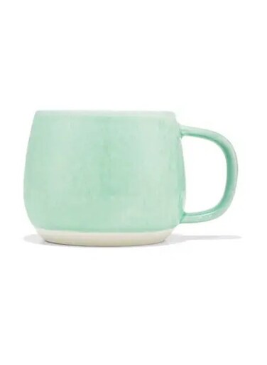 Green Dimple Gloss Coffee Mug - 11oz