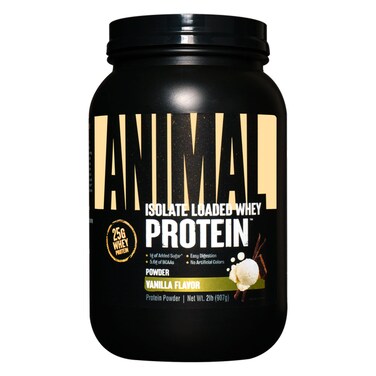 Universal Nutrition Animal Whey Isolate Loaded, Vanilla, 2 LB