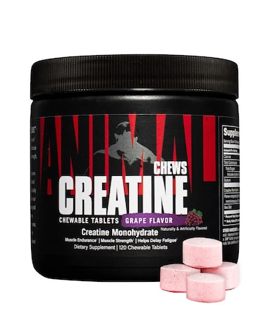 Universal Nutrition Animal Creatine, Grape, 120 Chewable Tablets