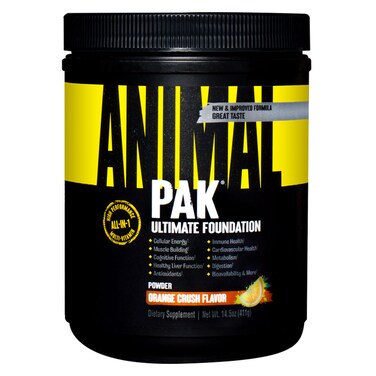 Universal Nutrition Ultimate Foundation Animal PAK Powder, Orange Burst, 30