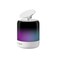 SyncGlow Speaker &amp; Phone Holder with Rhythmic Lights - White