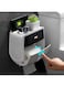 Wall mounted toilet paper holder, paper towel holder, wall mounted tissue box, bathroom waterproof paper holder, toilet paper roll holder with storage box, white