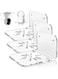 KWSLIN 3 Pack Acrylic Small Wall Shelf, Wall Mounted Hanging Display Shelves for Security Cameras, Art and Speakers, Universal Floating Wall Shelves, Smooth Edges, Easy to Install