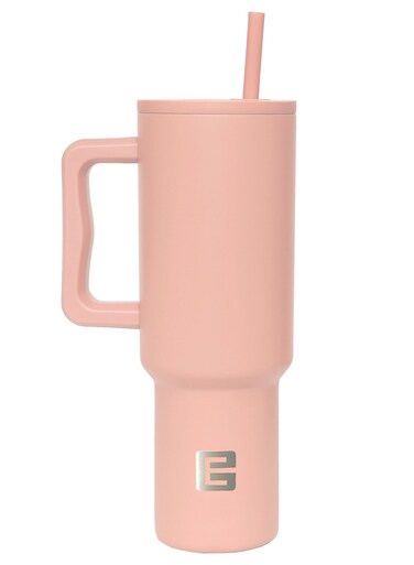 Stainless Steel Vacuum Insulated Tumblers, 1.2L / 40oz - Double Walled Vacuum Flask Insulated Tumbler with Straw, Travel Mug Cup for Water, Tea, Coffee and More