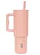 Stainless Steel Vacuum Insulated Tumblers, 1.2L / 40oz - Double Walled Vacuum Flask Insulated Tumbler with Straw, Travel Mug Cup for Water, Tea, Coffee and More