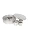 Stainless Steel Circle Cookie Cutter with Storage Box Silver