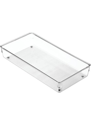 Idesign Plastic Linus D. Organizer, Clear - Id52650Es