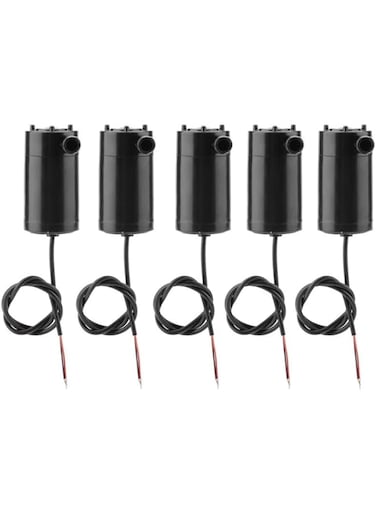 WANGCL Mini Water Pump, Motor Pump Water Pumps DC 3V 5V Micro Submersible Mini Water Pump or Fish Tank Fountain Aquarium, Micro Motor Pump Water Pumps - 5Pcs