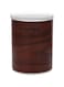 Delcasa DC2116 Round Canister with Wooden Design, 1060 ml Capacity