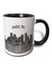 Boston Downtown Skyline Line Art-Two Tone Black Mug Multicolour