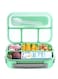 Lunch Box for Adults and Kids 4 Compartment Lunch Box with Fork - Durable Perfect Size - Leak-Proof - Reusable - BPA Free and Freezer Safe Food Containers