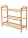 Blueberry 3-Tier Expandable Shoe Rack Beige