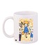 Anime Printed Ceramic Coffee Mug White/Yellow/Blue