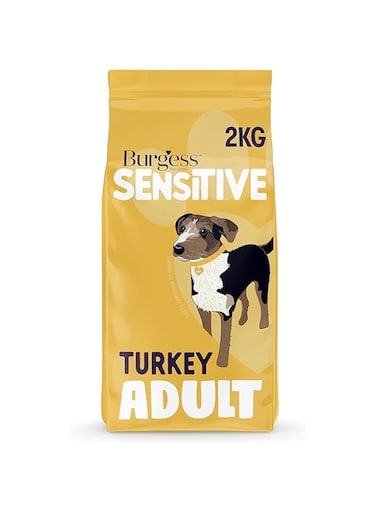 Burgess Sensitive Adult Turkey Dry Dog Food - 2KG