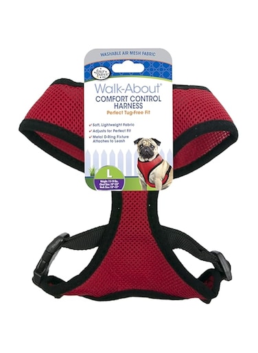 Four Paws Comfort Control Harness LG Red