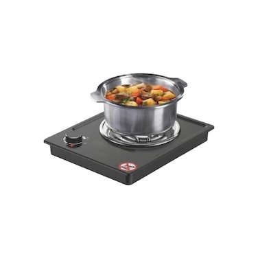 Electric Hot Plate, 1500W Single Burner Portable Countertop Stove, Adjustable Temp Control

