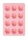 Rose Shape Candy Mould Pink 5.5x8inch