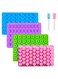 Bear Candy Molds Silicone, Gummy With 2 Droppers, Non-stick Silicone Including Mini Dinosaur, Shape, Hearts And Donut, Set Of 4