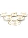 KITCHEN SOUQ Tea Cup And Saucer 12 Pieces Set