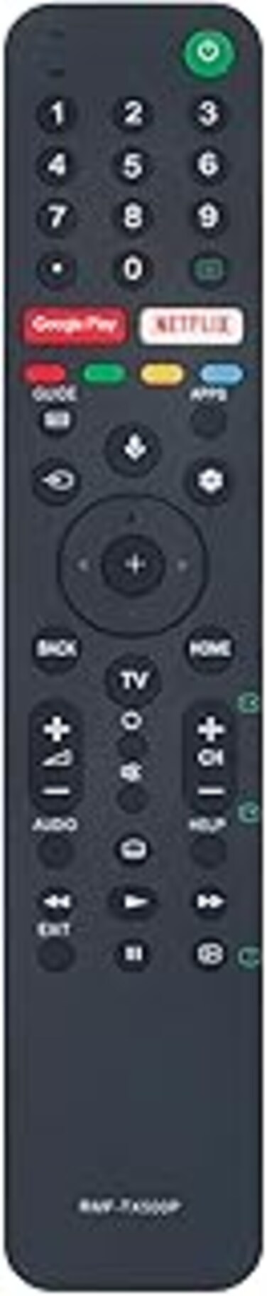 Allimity RMF-TX500P Replacement Voice Remote fit for Sony 4K LED HD TV KD-75X9500G KD-55X8500G KD-55X9500G KD-65X8500G KD-75X8500G KD-85X9500G KD-65X9500G KD-65A8H KD-85X8500G KD-55A8H KD-75X8000H