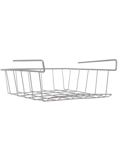 Dubai Gallery Multi-Purpose Under Shelf Rack Holder Silver 50Centimeter
