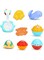 Baybee Baby Bath Toys For Babies Kids with Fishing Net, Floating Water Animal Toys Playset for Baby Swimming Pool Bathtub   Beach Toys for Kids   Baby Bath Toys for Toddlers 0-24 Months (8 Pcs)