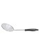 Stainless Steel Skimmer Silver With Black Handle 17.5cm