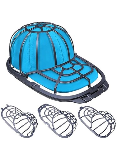 VELEGO Cap Washer for Baseball Caps Washer for Washing Machine or Dishwasher, Hat Washer Frame Washing Cage for Adult Child's Cap