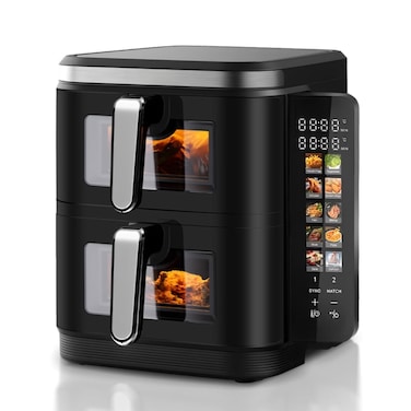 Tradeo 11L Double Stack Air Fryer 2800W Digital Touchscreen with Dual Tray &amp; Timer
