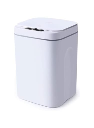 AMERTEER Automatic Trash Cans   Motion Sensor Touchless Trash Can   Smart Bin Trash Can for Bathroom, Kitchen &amp; Bedroom   Auto Trash Can with Lid   No-Touch Sensor Garbage Can   16L Plastic Waste Bin