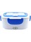 Dubai Gallery Portable Electric Lunch Box White/Blue 23.8X10.8X10.8Cm AMZ-N44173464A