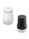 Salt and Pepper Shakers Set, 120ml White and Black Condiment Dispensers with Transparent Bottom for Easy Monitoring