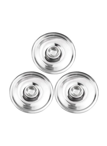 Stainless Steel Pot Cover, Heavy duty Stainless Steel ss Lid, Universal Lid Pots Pans Replacement Accessories, 6.3IN for Pan Lid Bowl Cover, 16cm