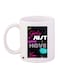 Girl Just Want To Have Fun Printed Coffee Mug White/Black/Purple