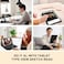 Muzz Samsung Galaxy Tab S9 Ultra 2023/S8 Ultra Keyboard Protective Case, 14.6 cm, S Pen Holder, Slim Smart Cover with Bluetooth Keyboard, Black (With Touch Pad)